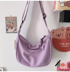 Resim Ankatek Tatlı Sevimli Okul Mor Mor Messenger Mcrtrade Kanvas Günlük Genç Estetik Çantası Çanta Eo Mor Mor 