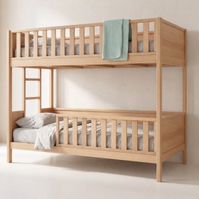 Resim Woody Ayaklı Ranza - 90X200 / Solda Merdiven 