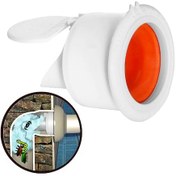 Resim Koku Önleyici Kapaklı Muf Matik Conta Lavabo Sifon Tahliye Gideri Haşere Böcek Engelleyici Yaysız Çekvalf 
