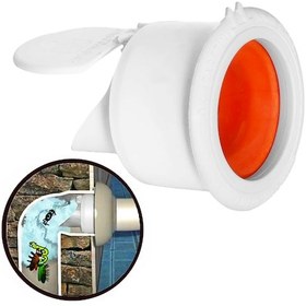 Resim Koku Önleyici Kapaklı Muf Matik Conta Lavabo Sifon Tahliye Gideri Haşere Böcek Engelleyici Yaysız Çekvalf 