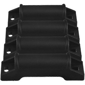 Resim Eski Ofis Sandalyeleri İçin Yedek Ayak Dayanağı, Kolay Kurulum 12.00x3.50x3.00cm Siyah 