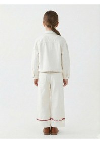 Resim Xo Kids Kız Çocuk 3lü Alt Üst Kombin Takmı 4-13 Yaş Set0479 Krem 
