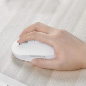 Resim Xiaomi Mi Çift Modlu Kablosuz Bluetooth Mouse (Beyaz) HLK4040GL 
