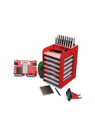Resim Kuk Design Robinia A4 Evrak Rafı Ofis Masaüstü Organizer Set Ceviz 