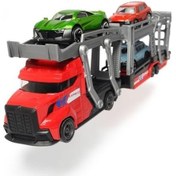 Resim Dickie 2 Katlı Araba Taşıyıcı Tır - Kırmızı 745008 