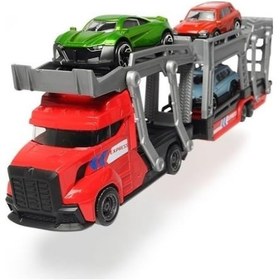 Resim Dickie 2 Katlı Araba Taşıyıcı Tır - Kırmızı 745008 
