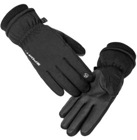 Resim Batex Su Geçirmez Kış Eldiveni 10 Parmak Dokunmatik, Kaymaz Avuç Içi, Soğuk Rüzgar Geçirmez Kayak Motosiklet Eldiveni Erkek Kadın 