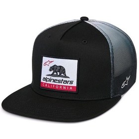 Resim Alpinestars Cali Gradient Trucker Şapka Siyah Beyaz 
