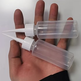 Resim 10 adet 50ml hassas iğne ucu sıkma şişeleri, yer tasarrufu sağlayan tasarım, sıkıştırılmış yumuşak şişeler, kapalı şişeler vb., süreçler, laboratuvarlar ve diğer durumlar için uygundur 