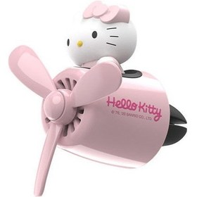 Resim Snapbuy Oto Koku Kiti, Klimaya Takılan Pervane Tasarımıyla Sevimli Süs, 2 Çeşit Koku Dahil Merhaba Kitty 