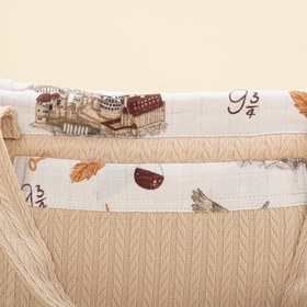 Resim Bebek Bakım Çantası - Sütlü Kahve Örgü - Harry 