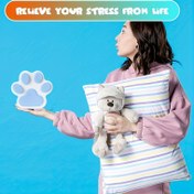 Resim 2 Boyut Mevcut - Sevimli Hayvan Desenli Ultra Dayanıklı TPR Yavaş Geri Dönüşlü Çiğneme Oyuncağı, Köpekler için Kaygı Giderici ve Diş Kaşıma Yardımcısı, Tüm Irklar İçin Uygun 