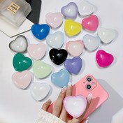 Resim Huihuangmaoyi- Katlanabilir ve Geri Çekilebilir Şeker Renkli Aşk Standı 3D Kalp Şekilli Kristal Beyaz- Sevimli Cam Kalp Şekilli Pop-Up Stand Evrensel Şeffaf Tasarım, Parlatılmış Yüzey, Cep Telefonu Aksesuarı 