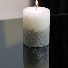 Resim KPM Dekoratif Pillar Wax Mum - Asorti 
