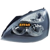 Resim Genel Markalar Renault Clio Far Sağ (2005>2009) Gri Çerçeveli 