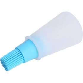 Resim Beyaz Hazneli Silikon Yağ, Sos ve Yumurta Fırçası, Kullanışlı ve Dayanıklı Tasarım 