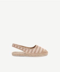 Resim Yargıcı Arkası Açık Triko Espadril Bej 