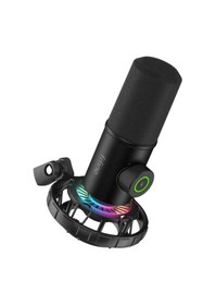 Resim Fifine K658 Usb Mikrofon Rgb Yayıncı Bilgisayar Mikrofonu. 