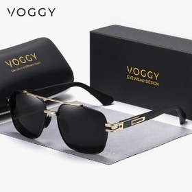 Resim VOGGY şık ve basit pilot metal UV koruma polarize güneş gözlükleri, erkekler ve kadınlar için uygun, sürüş, bisiklet, yürüyüş, kamp, balıkçılık, tatil, seyahat, açık hava, parti dekorasyonu, aksesuarlar ve hediyeler 