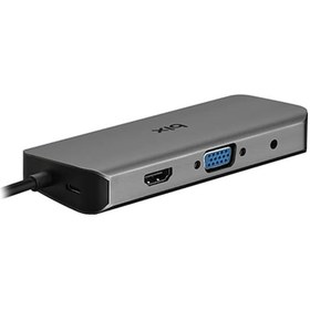 Resim Bix Bx11Hb Type-C Hdmı Vga Ethernet Kart Okuyucu Usb Dönüştürücü 