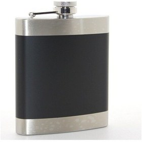 Resim Paslanmaz Çelik Tekli 7 Oz Matara Siyah 