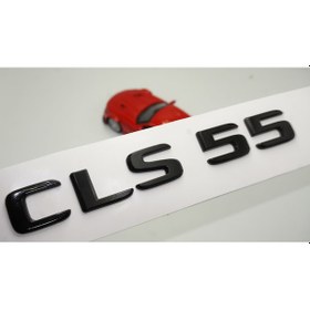 Resim CLS 55 Bagaj Parlak Siyah ABS 3M 3D Yazı Logo 