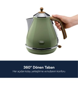 Resim Özbience Şık ve Modern Tasarımlı Vintage Tarzı Su Isıtıcısı, Hızlı ve Pratik Kullanım 