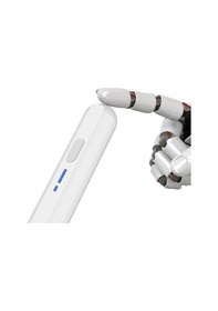 Resim Microcase AL4332 Universal Telefon Tablet Apple Uyumlu iPad Beyaz Yumuşak Uçlu Stylus Kalem 