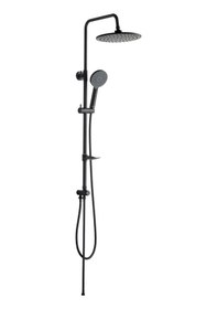 Resim Fause Teleskopik Kolonlu Tepe Duş Seti 3 Fonk. Siyah Kds121-2b Siyah 