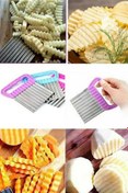 Resim ER-EV 2 Li Cips Patates Doğrayıcı Şekilli Sebze Ve Meyve Dilimleyici Chips Chopper 