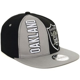 Resim Berellini Oakland Raıders Hip-hop Şapka Özel Kolleksiyon Siyah - Gri 