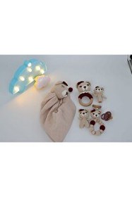 Resim HY Atelier Amigurumi Ayıcık Oyuncak Seti (Kız) 