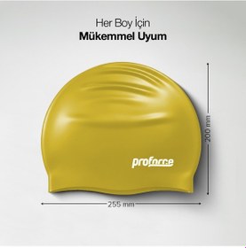 Resim Bone Silikon Yüzme Bonesi Sb01 Sarı 