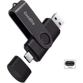 Resim Yorke 16 GB USB 2.0 Cep Telefonu ve Bilgisayar Için Çift Kullanımlı U Disk - Siyah (Yurt Dışından) 