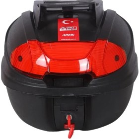 Resim Lidyahan Store Motosiklet Çantası Arka Motosiklet Bagajı Kargo Taşıma Aparatlı Sırt Dayamalı CV34 (Siyah) 