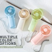 Resim Taşınabilir Fan Pratik Yaratıcı Küçük Cep Ventilatörü Hafif Ayarlanabilir Sevimli El Tipi Mini Fan Hava Soğutucuları Pil dahil değil 