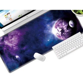 Resim Cbtx Yıldız Desenli Laptop Mouse Pad Gaming Play Mat 300 x 800 x 3 MM Style 3 