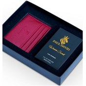 Resim Hediyelik Set Özel Kadın Edp Parfüm Ve Kırmızı Deri Kartlık- Tonka, Kakao, Sümbül Notalari, K-055-8 Amber 