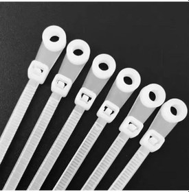 Resim Powermaster Pm-26329 Beyaz Delikli Kablo Bağı 2.5x100mm 1 ADET 