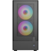 Resim Frisby FC-8975B 3x120mm RGB FAN Mid Tower mATX Gaming (Oyuncu) Kasası 
