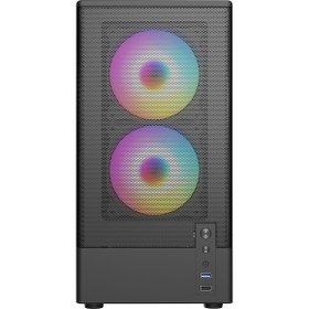 Resim Frisby FC-8975B 3x120mm RGB FAN Mid Tower mATX Gaming (Oyuncu) Kasası 