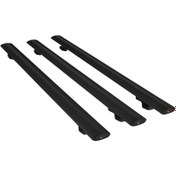 Resim Dacia Sandero Stepway 2008-2012 Arası ile Uyumlu BASIC Model Ara Atkı Tavan Barı Siyah 3 Adet 