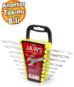 Resim Eltos 8 Parça Iki Ağız Açık Anahtar Takımı 