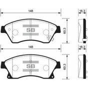 Resim SANGSING SP1362 Fren Balatası Ön Astra J 1.3 Cdtı 1.4 1.4 Turbo 1.6 10- Gdb1847-Gdb1846-Gdb1843 