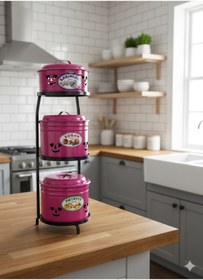 Resim KARAKAŞ ÖZ METAL 3 katlı samırsak Soğanlık patateslik 