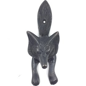 Resim HOUSE2HOME El Yapımı Pirinç Tilki Kapı Tokmağı Oksit 