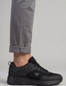 Resim Comfy Step Siyah Günlük Spor Sneaker - Kaymaz Taban Konfor Serisi Erkek Ayakkabı 