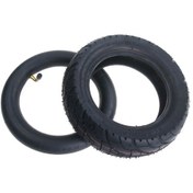 Resim 10 İnç Elektrikli Scooter Lastiği 80 / 65-6 İç Ve Dış Lastik 80 / 65-6 Kalınlaştırılmış Lastik İç Lastik Lastik Parçaları Çok Renkli 