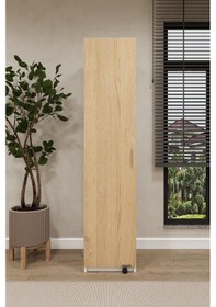 Resim Lüks Çok Amaçlı Kiler Dolabı %100 Mdf Erzak Organizer Dolabı Mk19 Karına Karına 