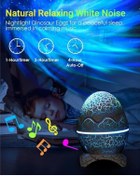 Resim Oldfriend Dinozor Yumurta Galaksi Projektörü Bluetooth Hoparlörlü Gece Lambası Kumandalı Karışık 